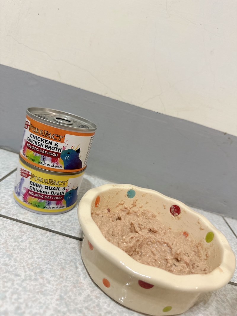 女人知己試用大隊,口碑行銷,部落客行銷,PURRFACT 波菲特貓用主食罐,主食罐,PURRFACT波菲特,貓主食罐,貓罐,PURRFACT波菲特貓用主食罐,魚肉蔓越莓主食罐,鮮嫩雞主食罐,鹿肉雞肉主食罐,牛肉鵪鶉貓主食罐,干貝蠶蛹配方,鱷魚肉白木耳配方,雞肉魚肉配方,安心鶉配方,評價,體驗,適口性佳,心得,成貓適用,高齡貓適用,質地是慕絲狀